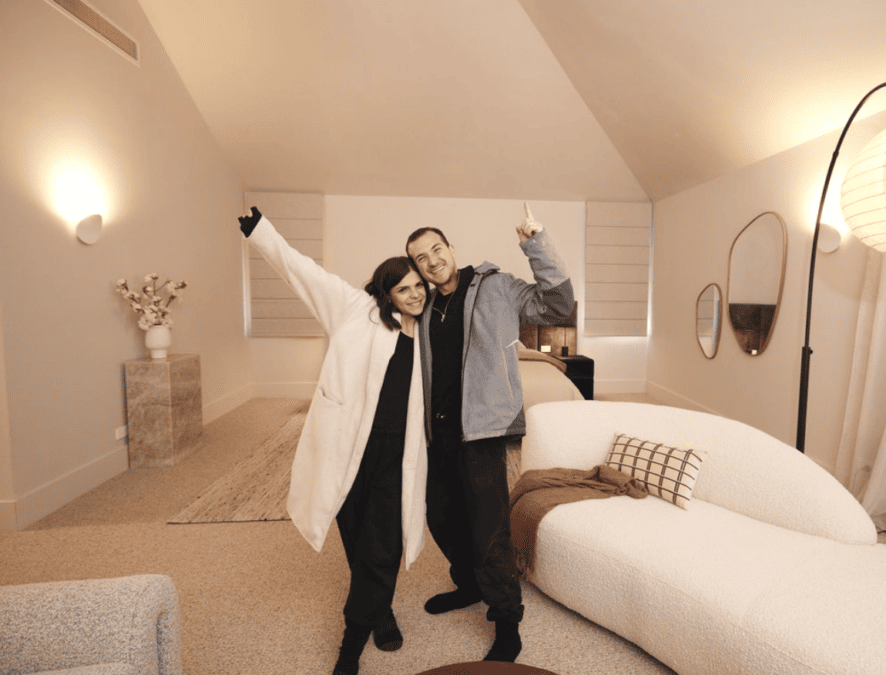 steph and gian room reveal the block 2023