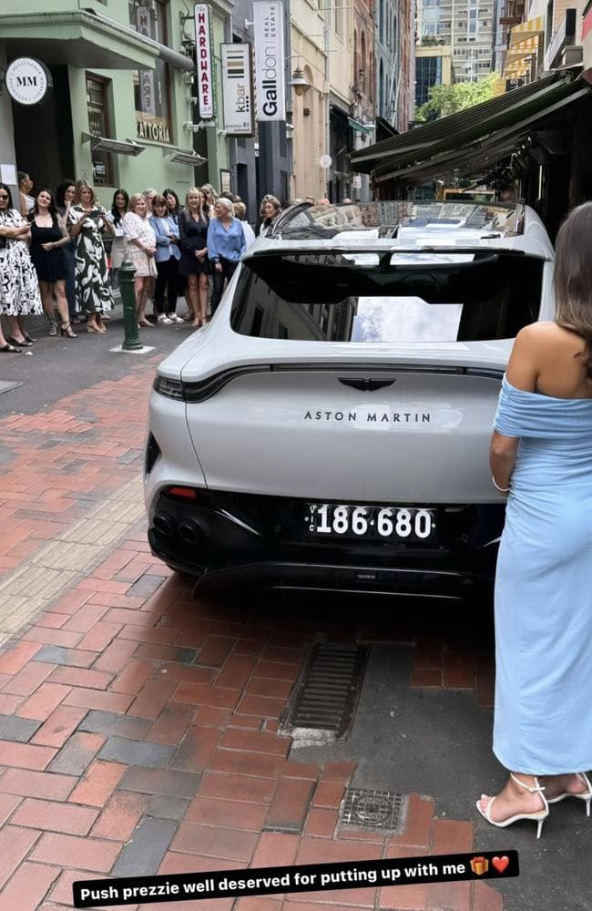 Adrian Portelli buys $350k 'push present' for pregnant girlfriend