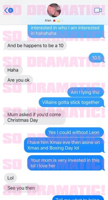 love triangle alan married at first sight alyssa texts