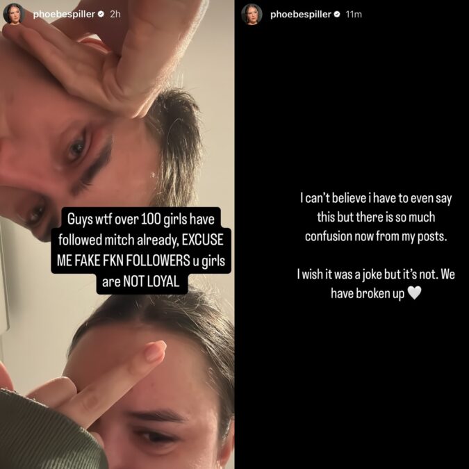 phoebe spiller mitch eliot breakup