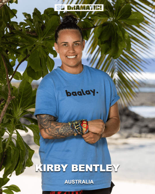 kirby bentley survivor australia v the world