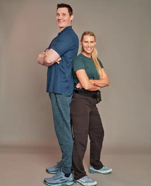 the amazing race 2025 ce;ebrity edition ed and tiffiny