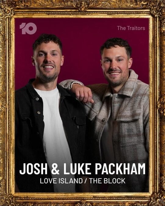 josh and luke packham the traitors 2026